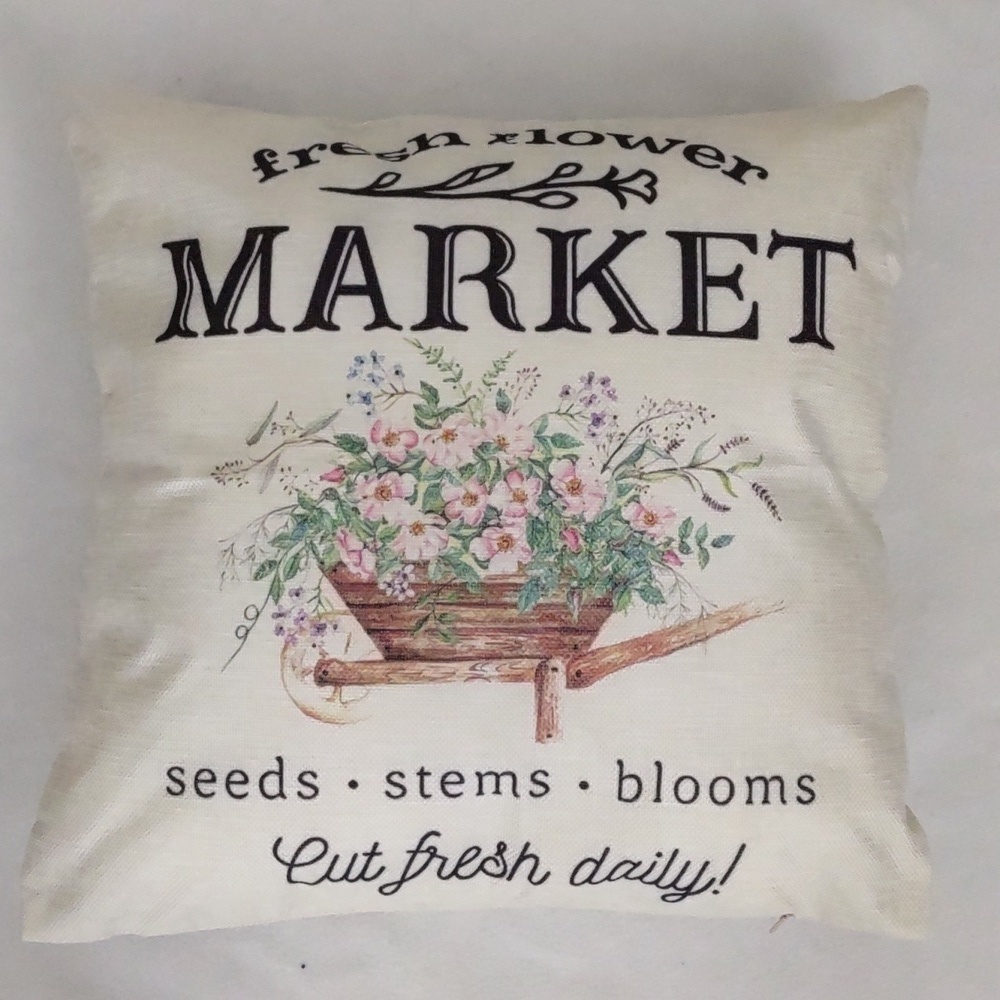 New SET Farmhouse Accent Pillow Case